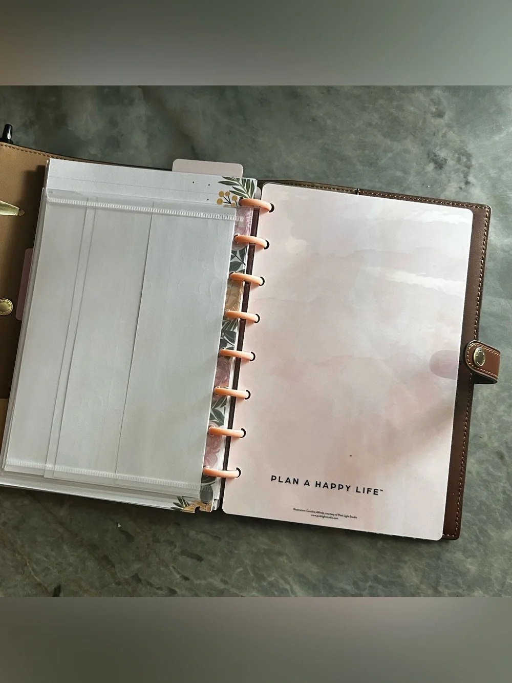 Planner / Agenda insert for Coach notebook cover
